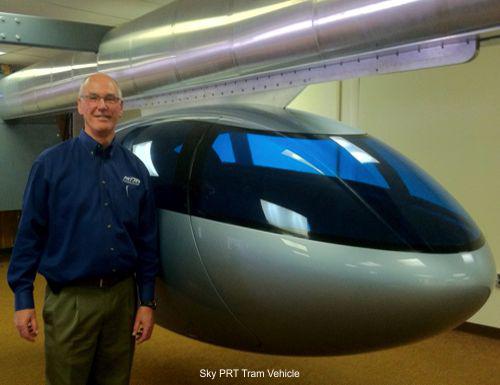Peter Muller at SkyTran Personal Rapi Transit