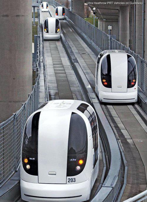 Merging Personal Rapid Transit Layout